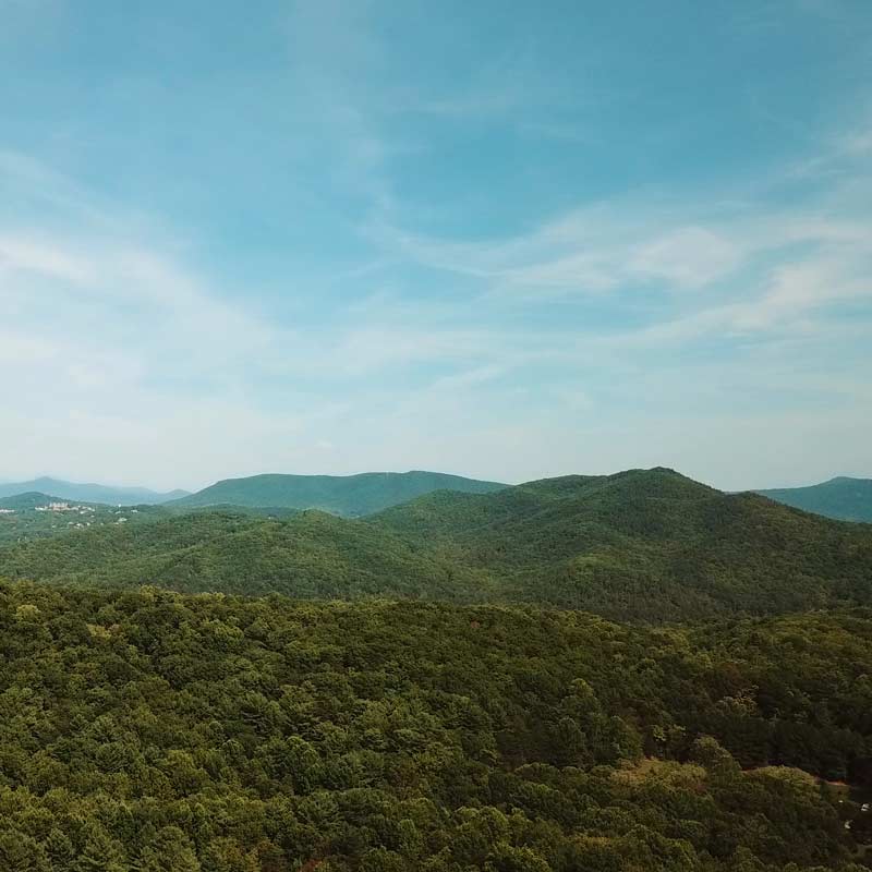 Photo of the Blue Ridge Mountains